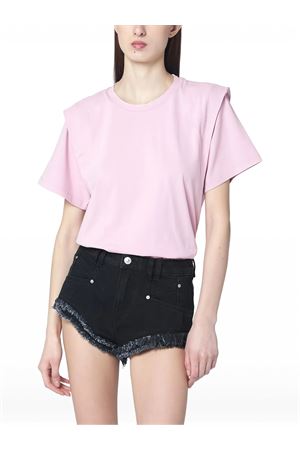 Zelitos shoulder-detail T-shirt ISABEL MARANT | TS0041FAA1N41I40PI
